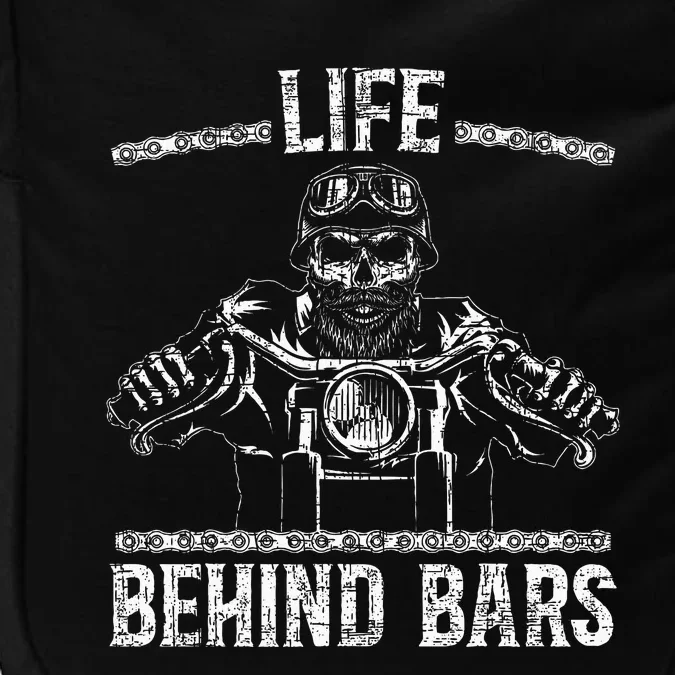 Life Behind Bars Biker Motorcycle Impact Tech Backpack