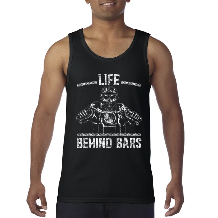 Life Behind Bars Biker Motorcycle Tank Top