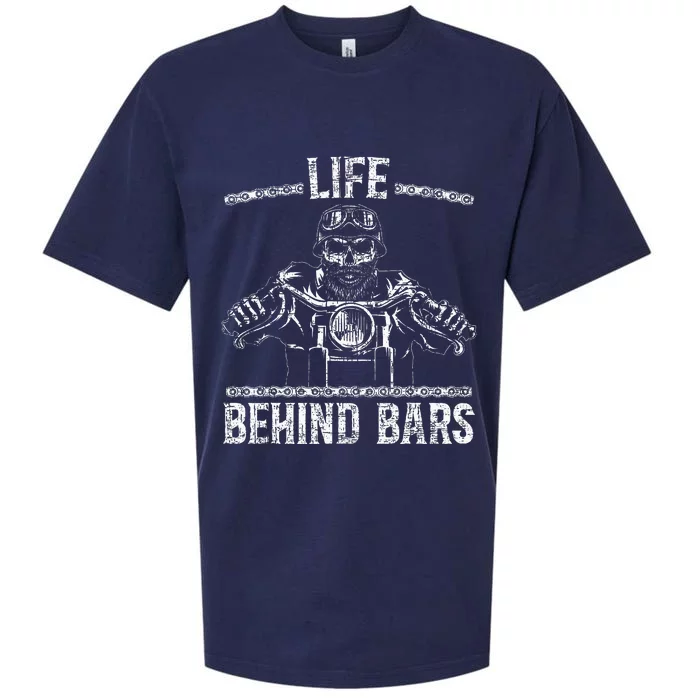 Life Behind Bars Biker Motorcycle Sueded Cloud Jersey T-Shirt