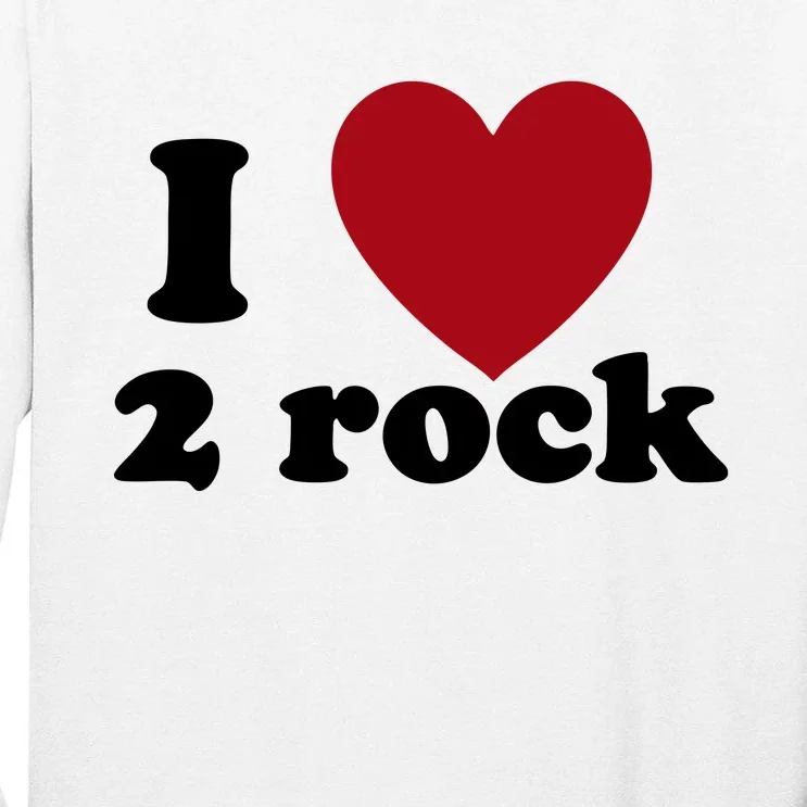 Limited Beach Bunny I Love 2 Rock Tall Long Sleeve T-Shirt