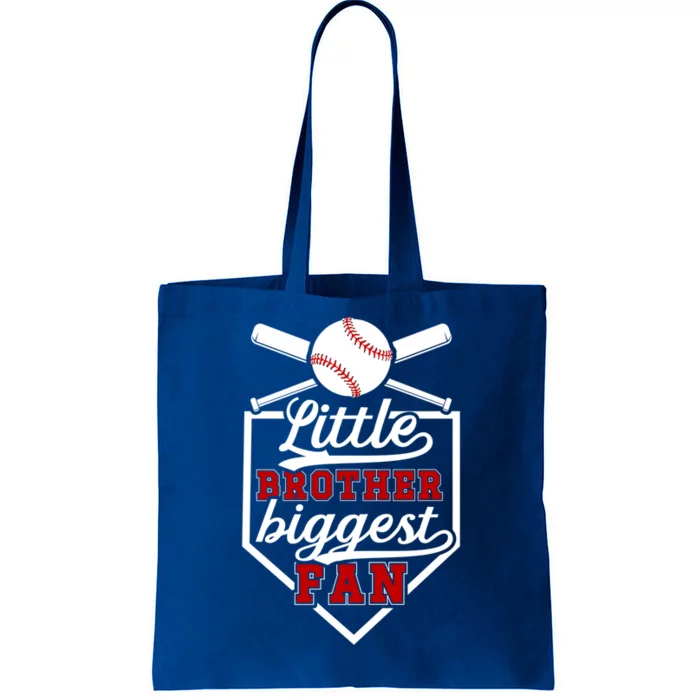 Little Brother Baseball Brother Of A Baseball Player Gift Tote Bag