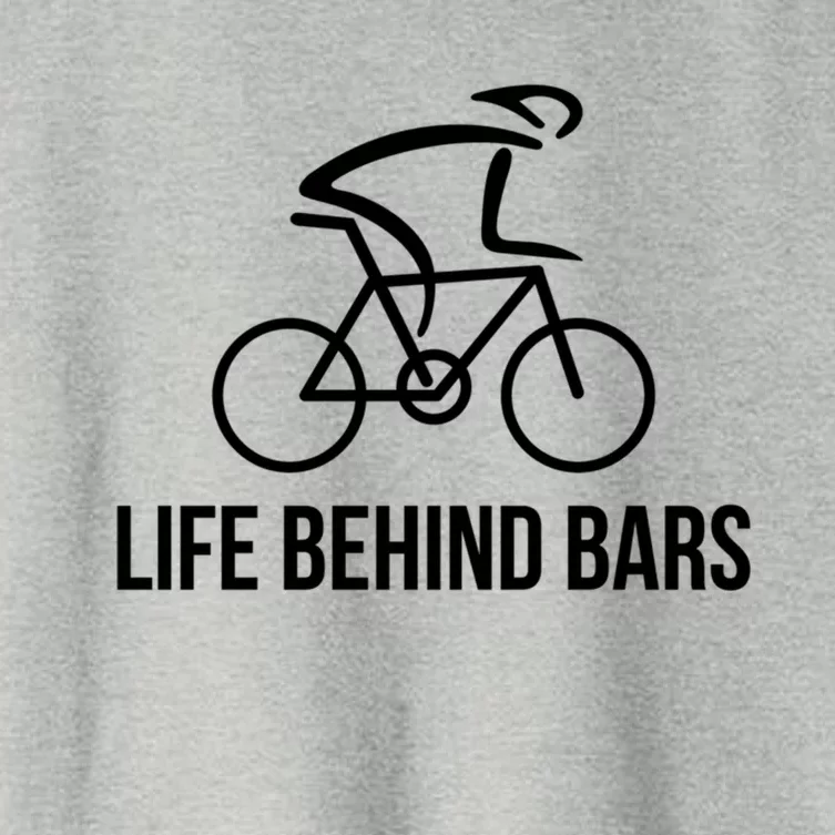 Life Behind Bars Cool Gift Cycling Bike Rider Cool Gift Cute Gift Women's Crop Top Tee