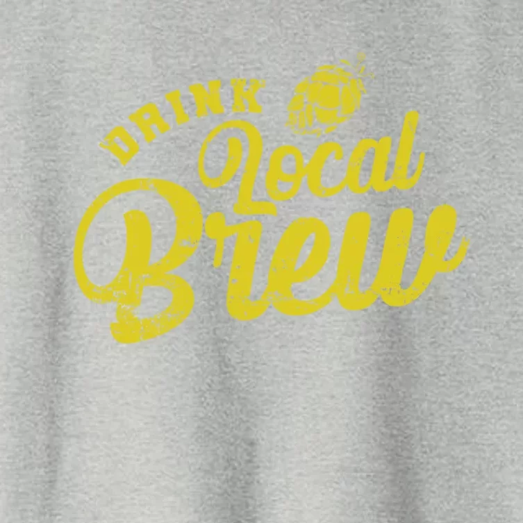 Local Brew Beer Gift Women's Crop Top Tee