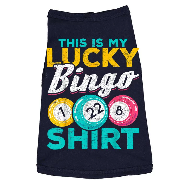 Lucky Bingo Bingo Player Hobby Gambling Funny Bingo Doggie Tank