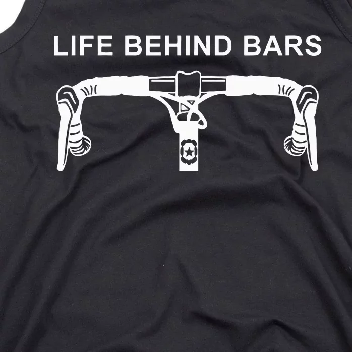 Life Behind Bars Funny Cycling Biking Tank Top