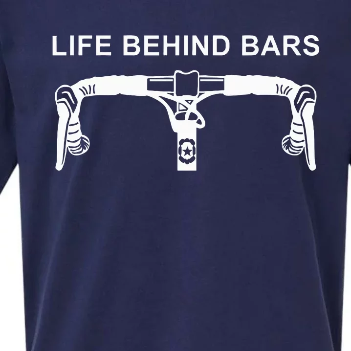 Life Behind Bars Funny Cycling Biking Sueded Cloud Jersey T-Shirt