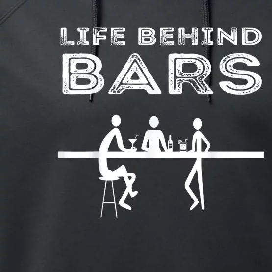 Life Behind Bars Bartender Performance Fleece Hoodie