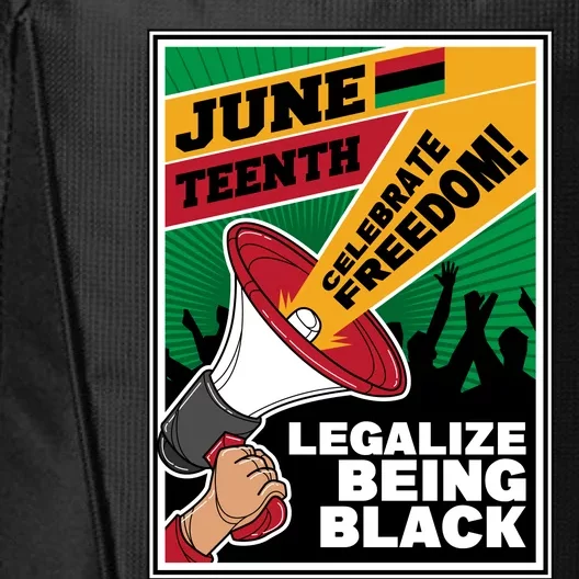 Legalize Being Black City Backpack