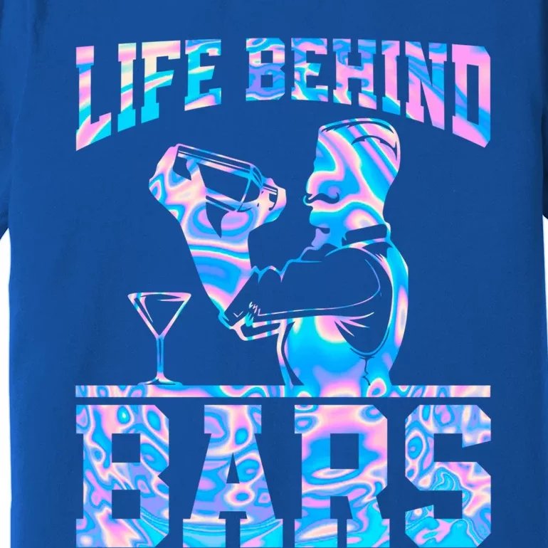 Life Behind Bars Bartender Gift Premium T-Shirt