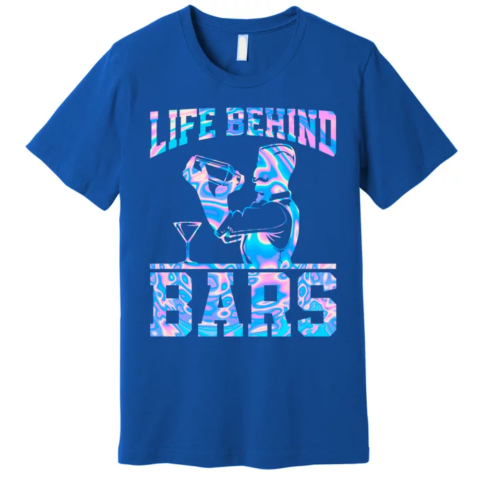 Life Behind Bars Bartender Gift Premium T-Shirt