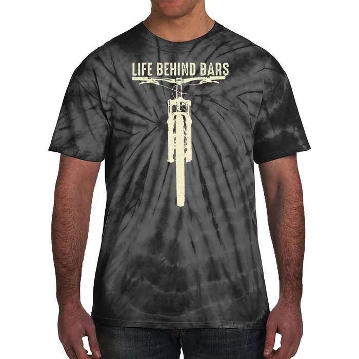 Life Behind Bars Cute I Love MTB Cross Cycling Gift Tie-Dye T-Shirt