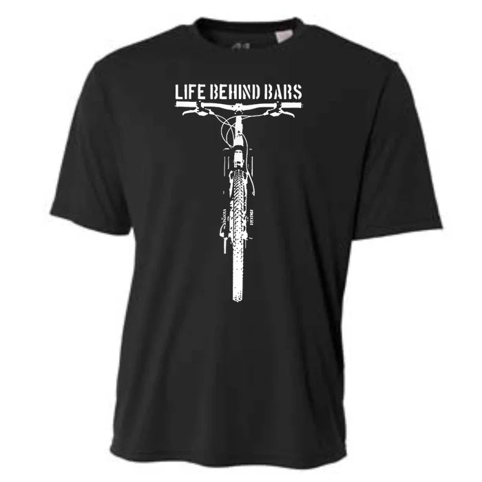 Life Behind Bars, Bicycle, Bicycling, Bike, Cycling Lovers Cooling Performance Crew T-Shirt