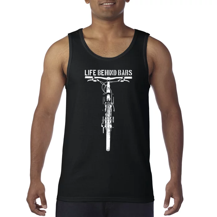 Life Behind Bars, Bicycle, Bicycling, Bike, Cycling Lovers Tank Top