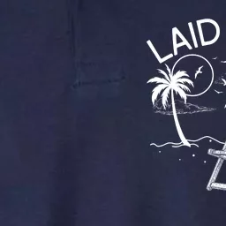 Laid Back Beach Vacation Time Softstyle Adult Sport Polo