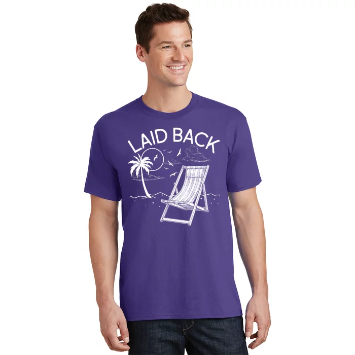 Laid Back Beach Vacation Time T-Shirt