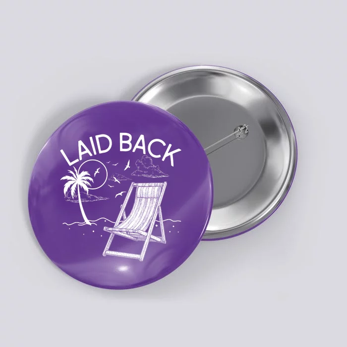 Laid Back Beach Vacation Time Button