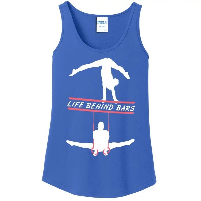 Life Behind Bars Colorful Gymnastic Design Cool Gift Ladies Essential Tank