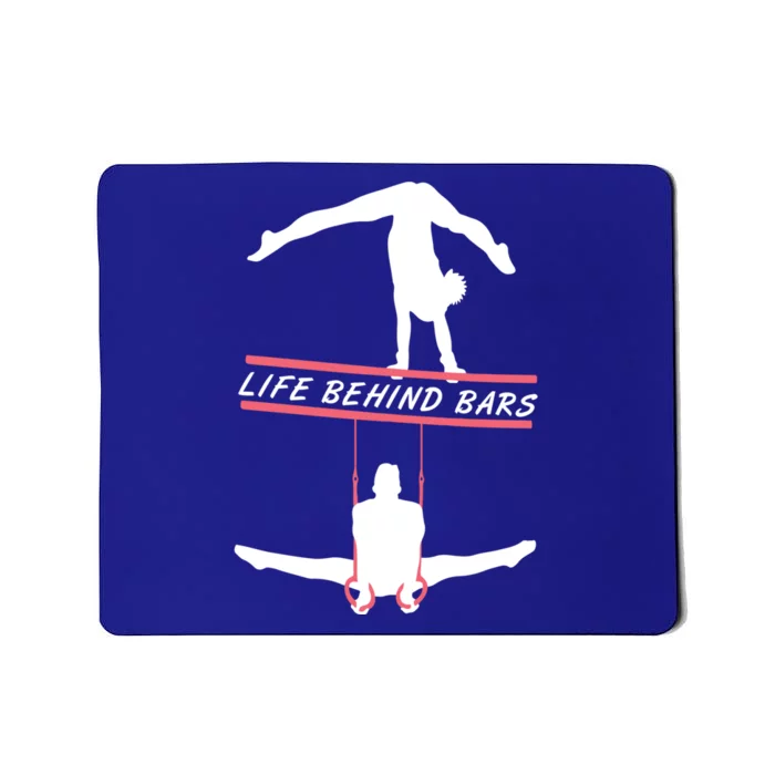 Life Behind Bars Colorful Gymnastic Design Cool Gift Mousepad