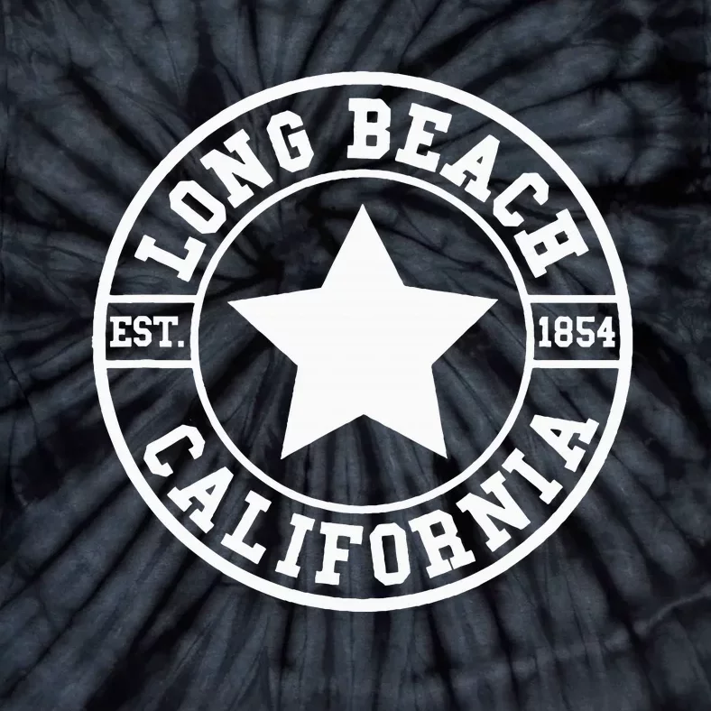 Long Beach California Athletic Throwback Design Classic Tie-Dye T-Shirt