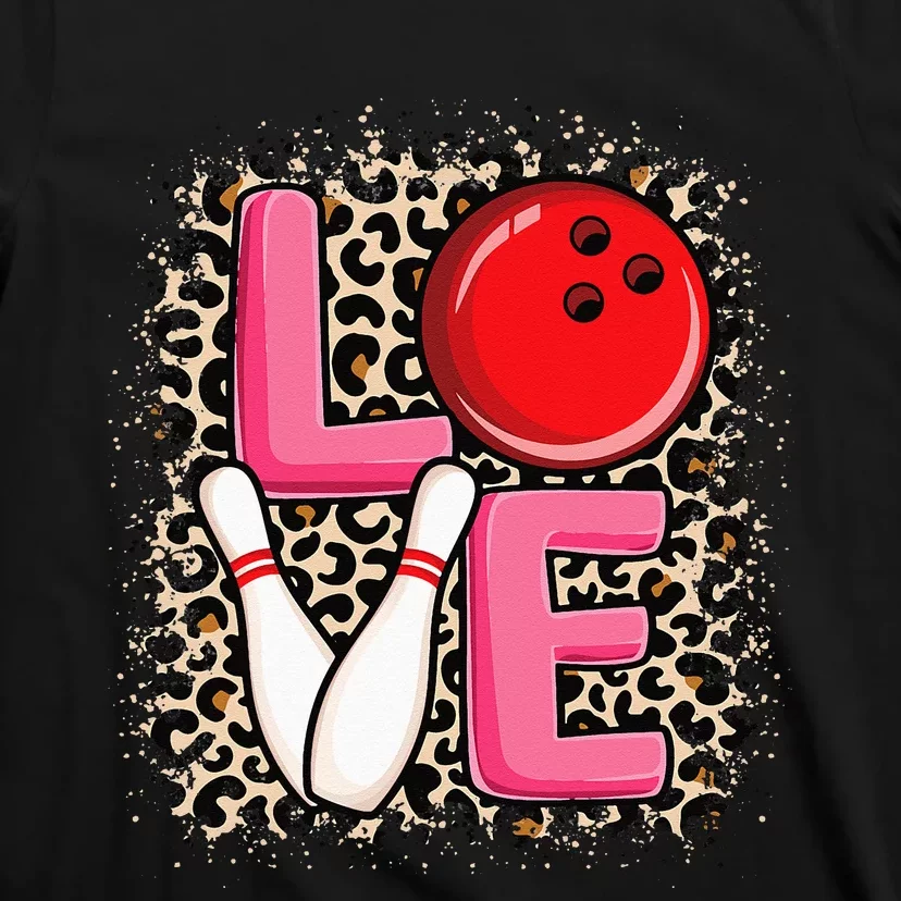 Love Bowling Cute Bowling Women Bowler T-Shirt