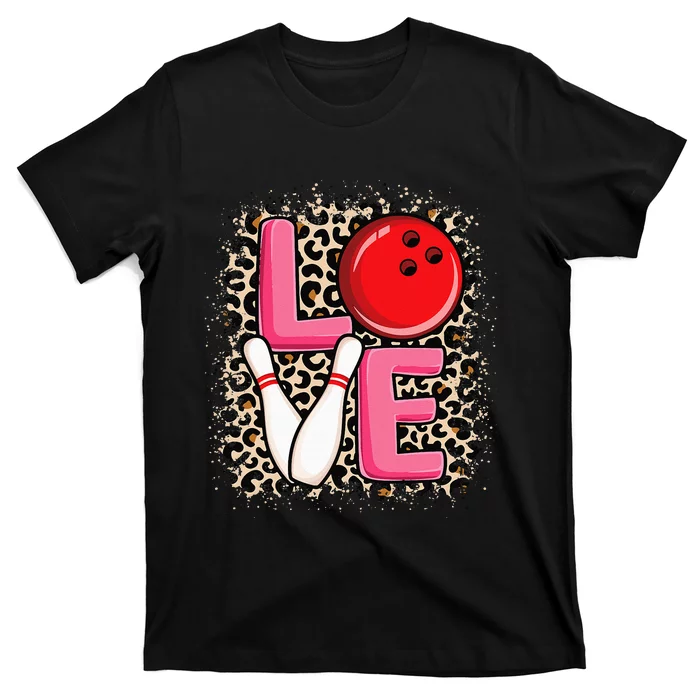 Love Bowling Cute Bowling Women Bowler T-Shirt