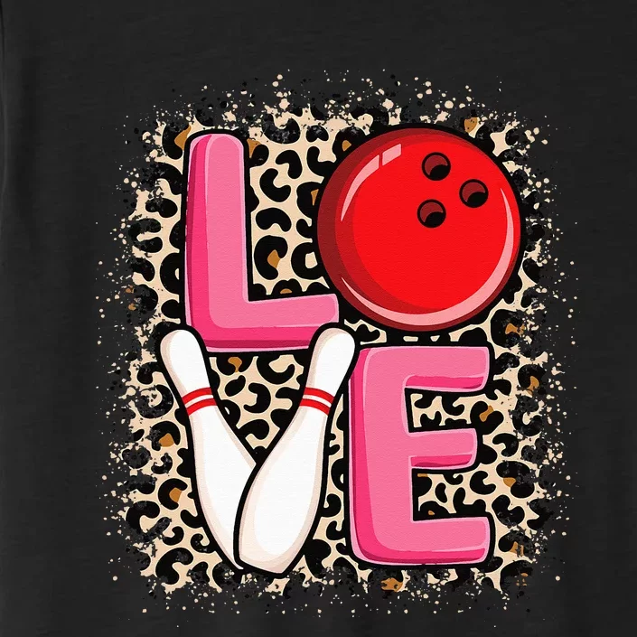 Love Bowling Cute Bowling Women Bowler ChromaSoft Performance T-Shirt