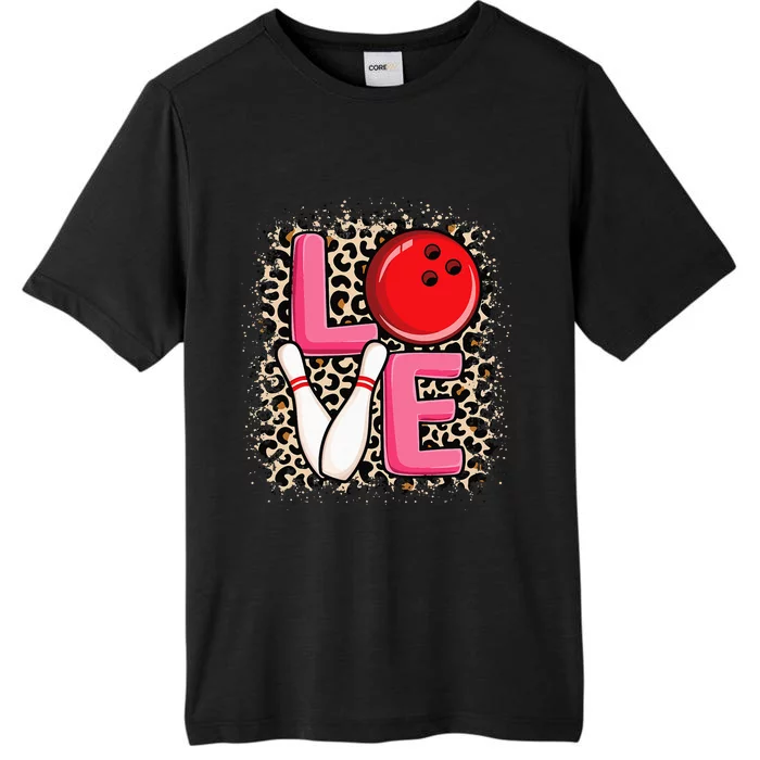 Love Bowling Cute Bowling Women Bowler ChromaSoft Performance T-Shirt