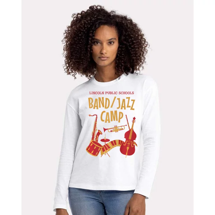 Lps Bandjazz Camp Womens Cotton Relaxed Long Sleeve T-Shirt