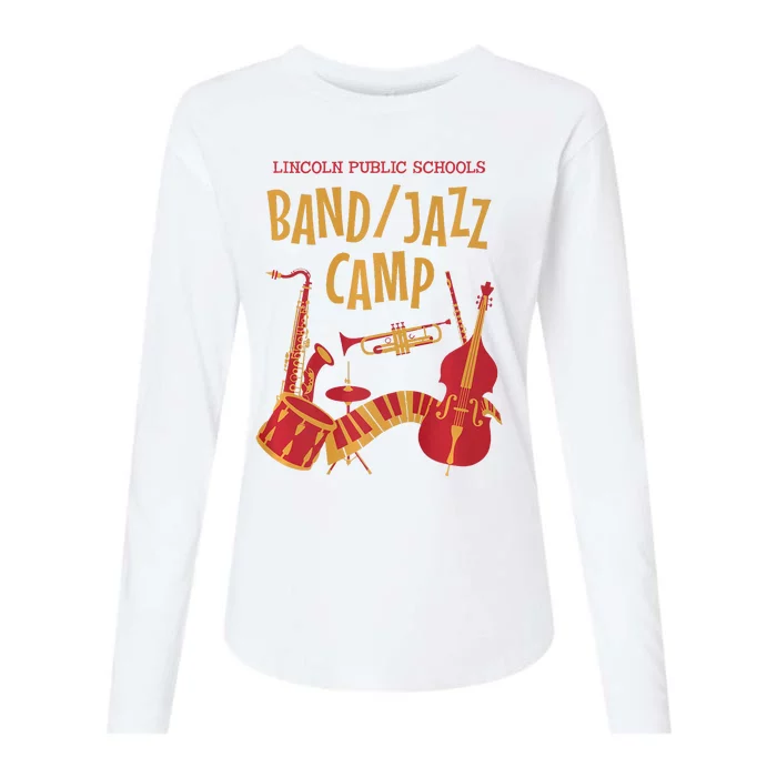 Lps Bandjazz Camp Womens Cotton Relaxed Long Sleeve T-Shirt