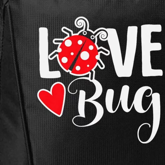 Love Bug Cute ValentineS Day Party Ladybug City Backpack