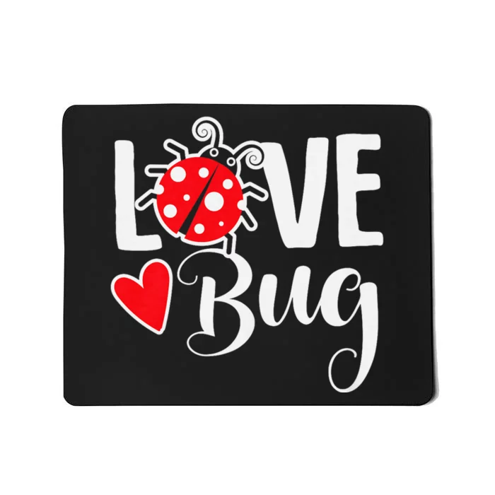 Love Bug Cute ValentineS Day Party Ladybug Mousepad