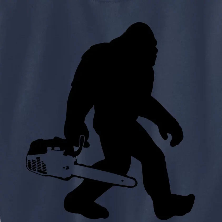 Lumberjack Bigfoot Chainsaw Sasquatch Logger Funny Kids Sweatshirt