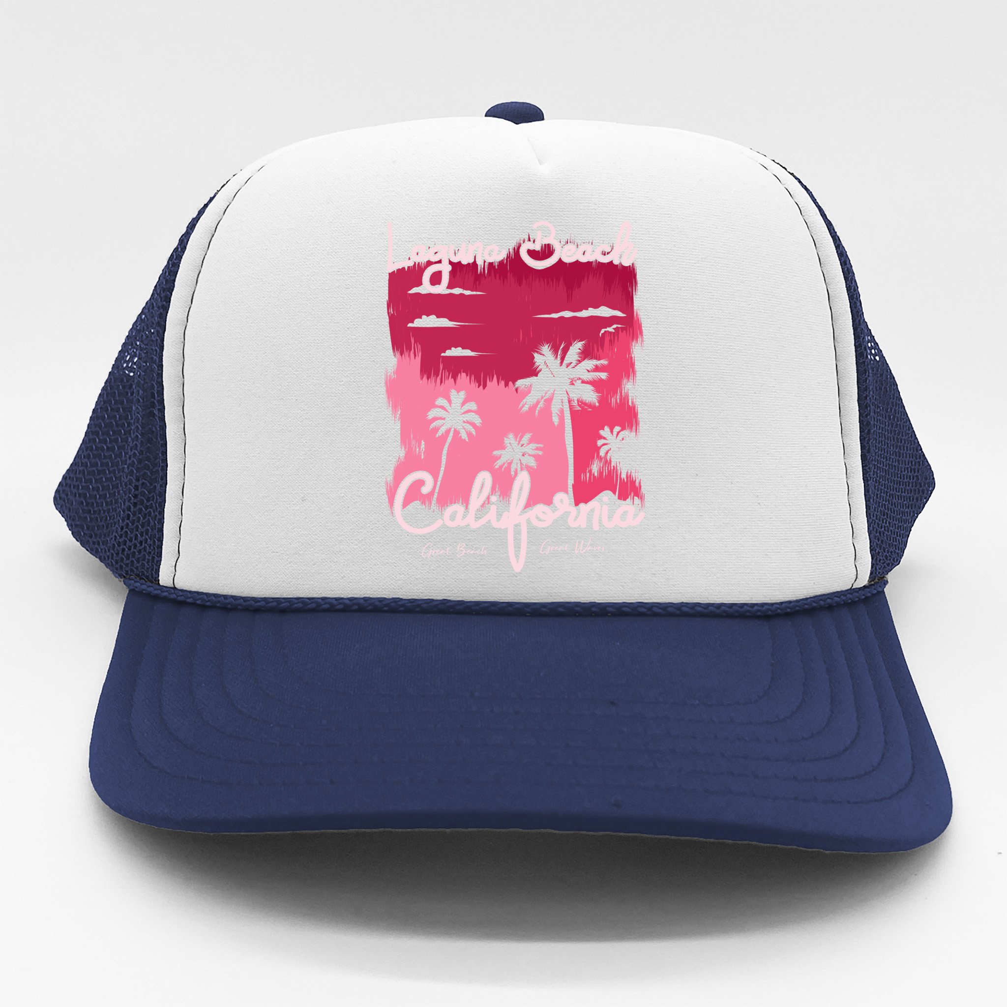 Laguna Beach California Trucker Hat | TeeShirtPalace