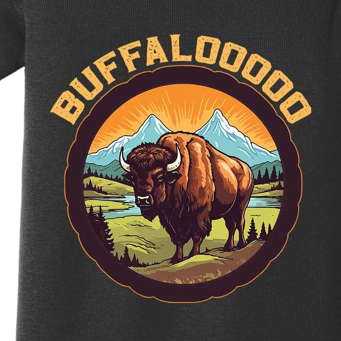 Lucky Buffalo Casino Slot Machine Buffalooooo Gambling Baby Bodysuit