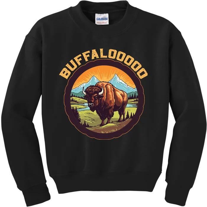 Lucky Buffalo Casino Slot Machine Buffalooooo Gambling Kids Sweatshirt