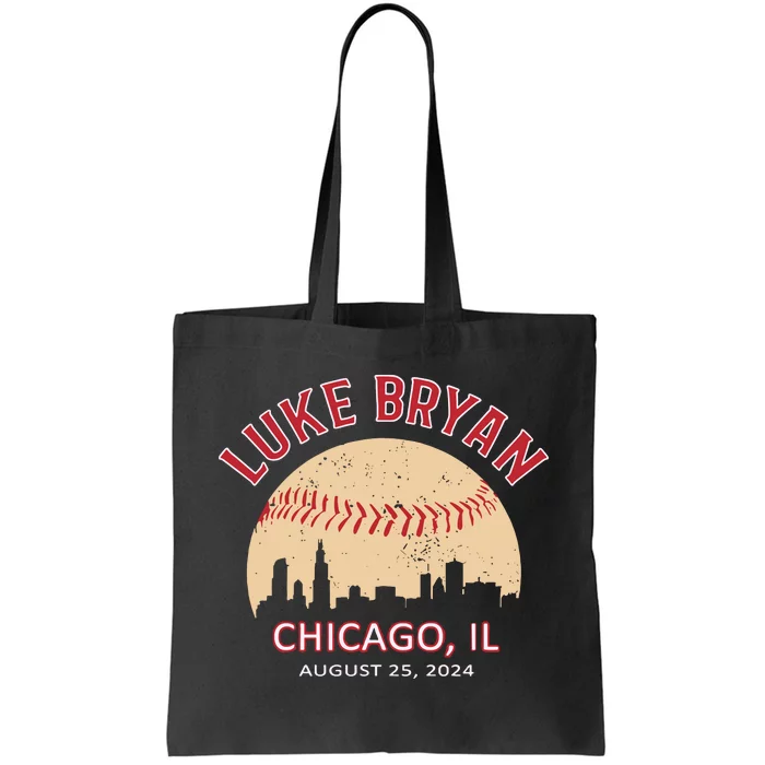 L.U.K.E B.R.Y.A.N Chicago Il August 25 2024 Tote Bag