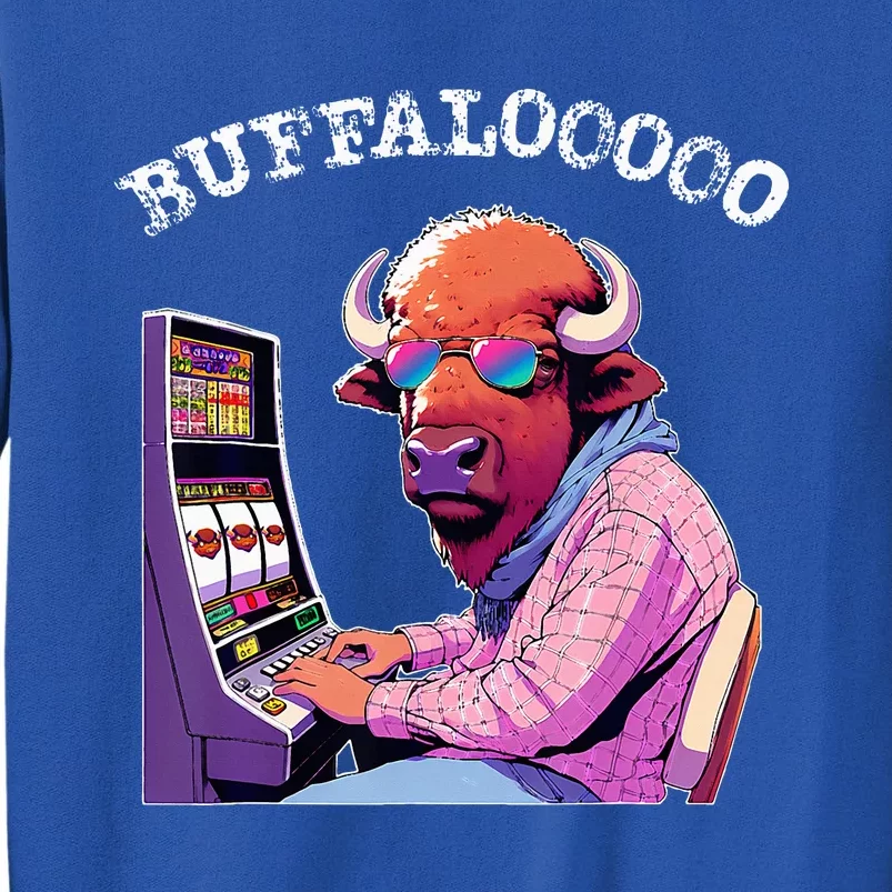 Lucky Buffalo Casino Slot Machine Buffalooooo Gambling Sweatshirt