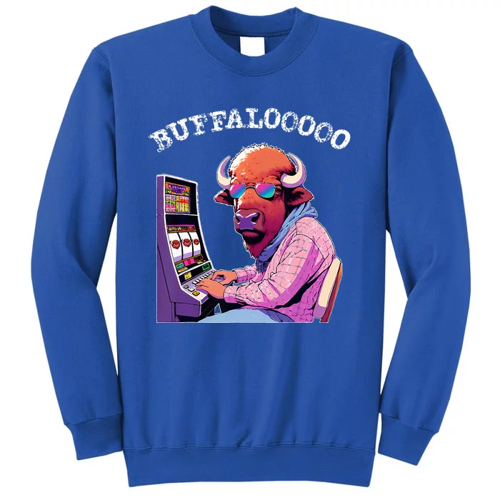 Lucky Buffalo Casino Slot Machine Buffalooooo Gambling Sweatshirt