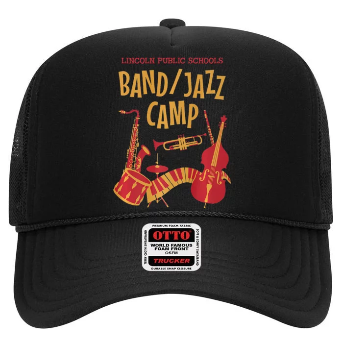 Lps Bandjazz Camp High Crown Mesh Trucker Hat