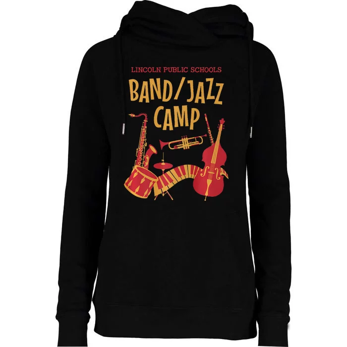 Lps Bandjazz Camp Womens Funnel Neck Pullover Hood