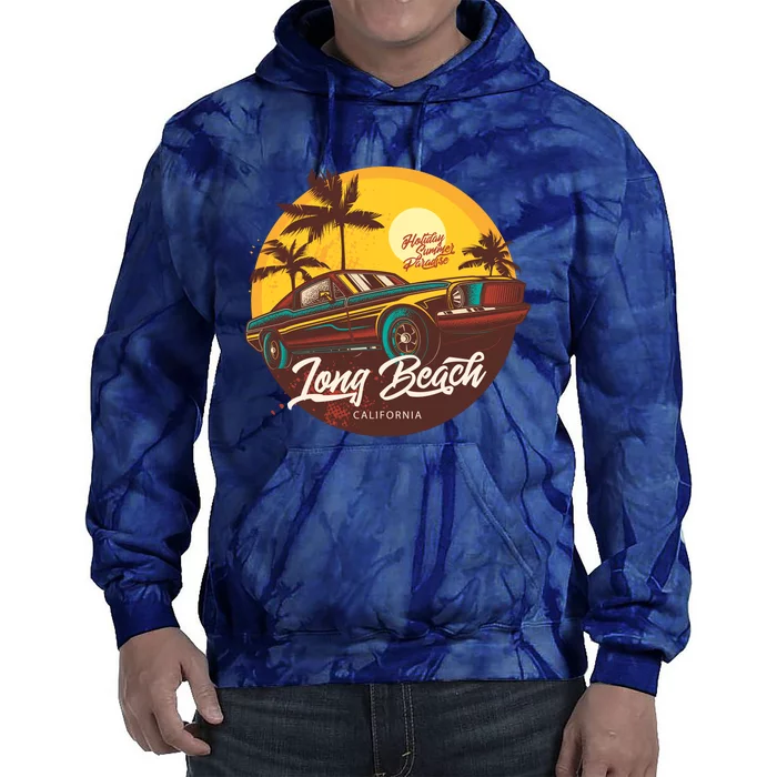 Long Beach California Tie Dye Hoodie