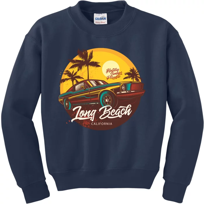 Long Beach California Kids Sweatshirt