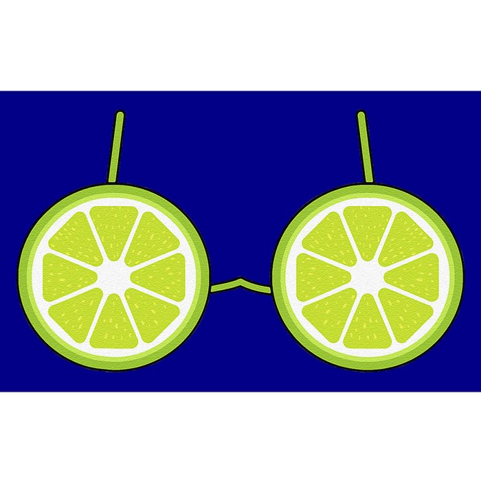 Lime Bra Costume Cute Easy Fruit Halloween Gift Bumper Sticker