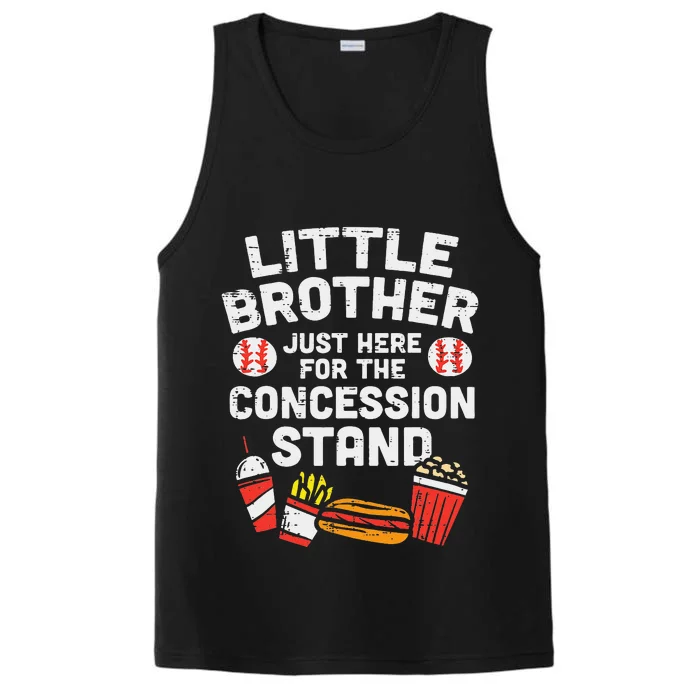 Little Brother Concession Stand Family Matching Performance Tank