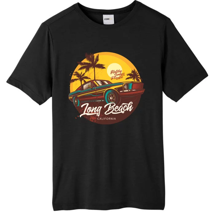 Long Beach California ChromaSoft Performance T-Shirt