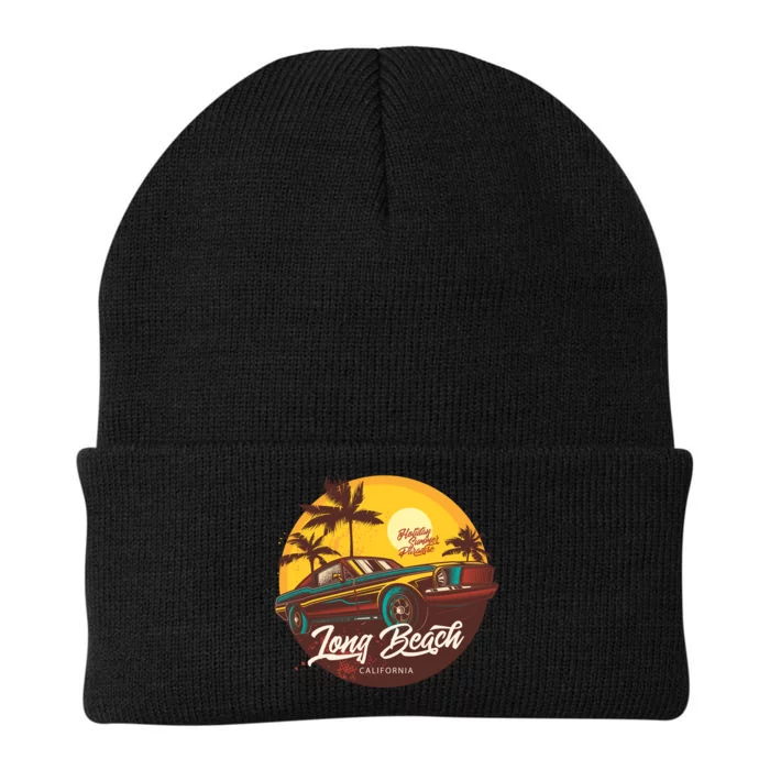 Long Beach California Knit Cap Winter Beanie