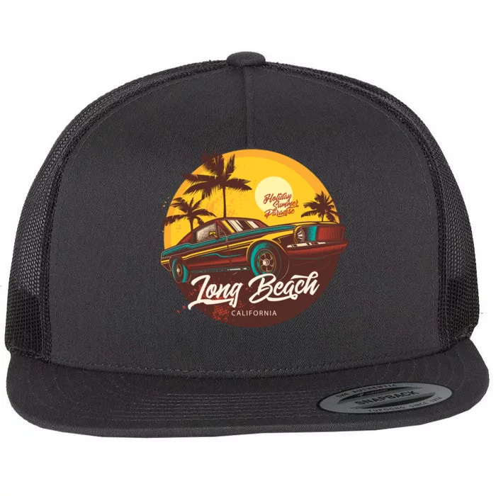 Long Beach Trucker Hat - Black with Arrows