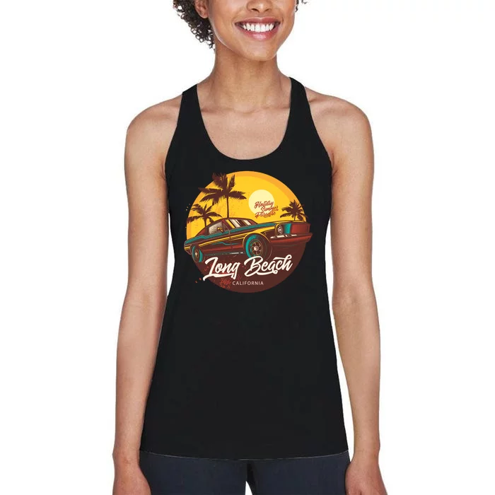 Long Beach California Women's Racerback Tank