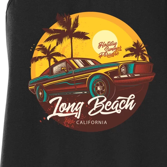 Long Beach California Women's Racerback Tank