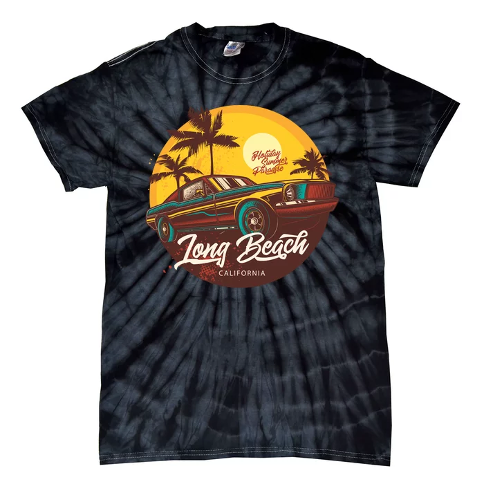 Long Beach California Tie-Dye T-Shirt